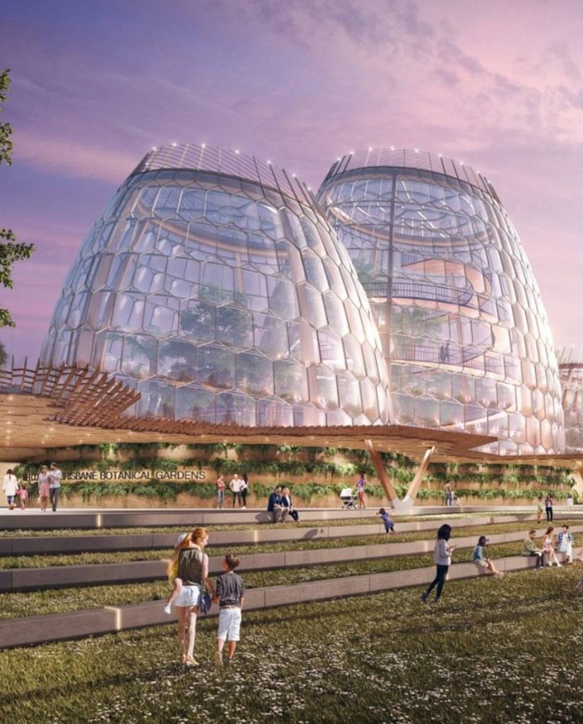 Ecotourism proposed domes for Mt Coot-tha Botanic Gardens